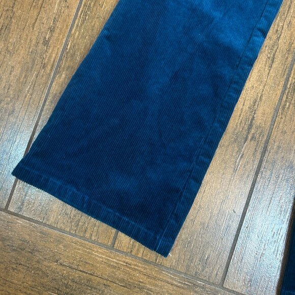 Laundry by Shelli Segal Dark Teal Stretch Corduroy Flare Bootcut Jeans Size 2 - Picture 8 of 10